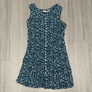 Fashion Bug Teal Floral Dress
